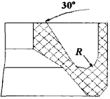 圖7 聚四氟乙烯唇式密封座的結構圖 聚四氟乙烯唇式密封座的結構圖